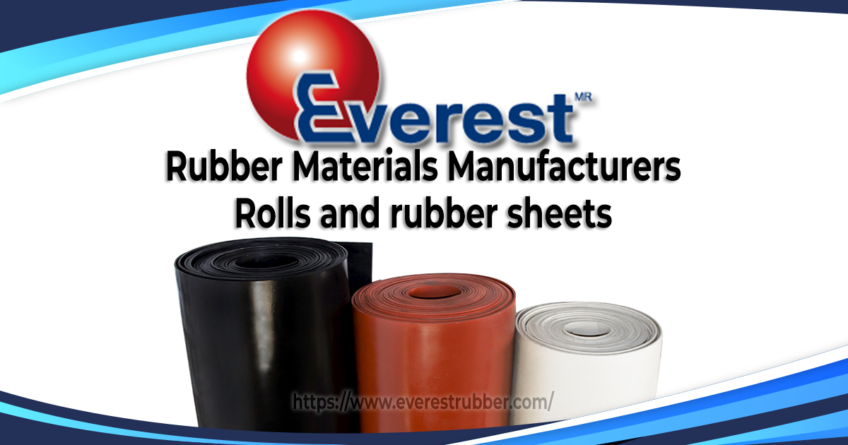 ️ Manufacturer and supplier of rubber materials in rolls and sheets